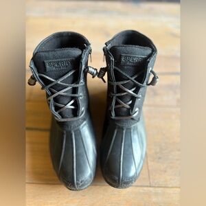 Sperry Black Waterproof Boots
